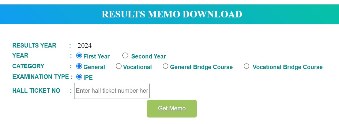 TS Inter Results 2024 Link Active